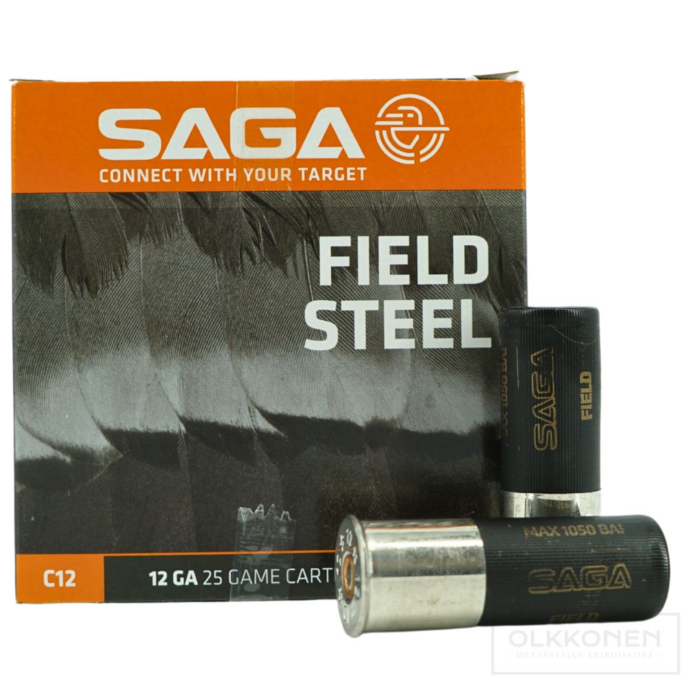 Saga Field Steel 12/70 34 g 3.25 mm 25 kpl/rs