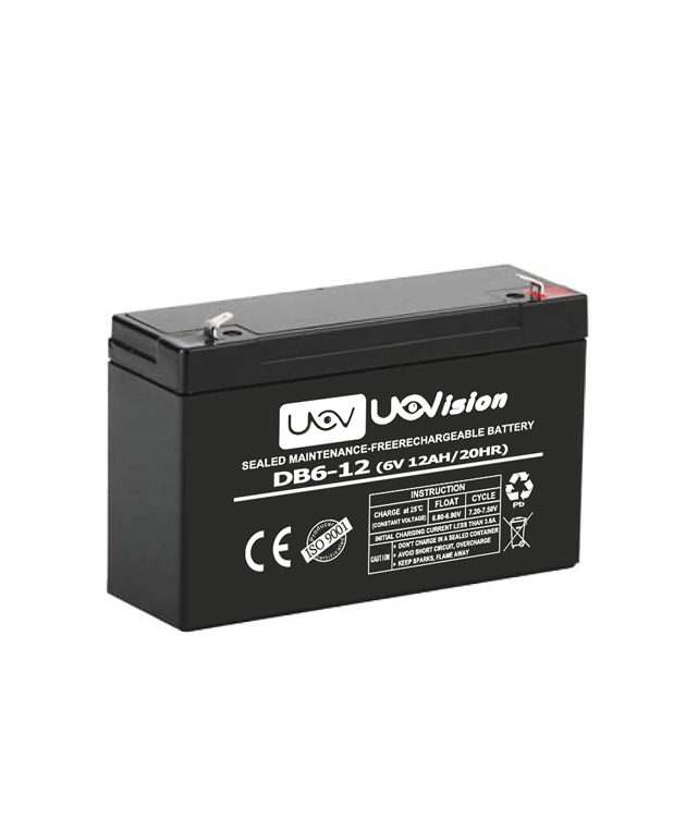 Uovision/Niteforce riistakameran akku 6V, 12Ah