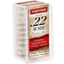 Norma .22 WMR JHP 2,6g 50kpl/rs