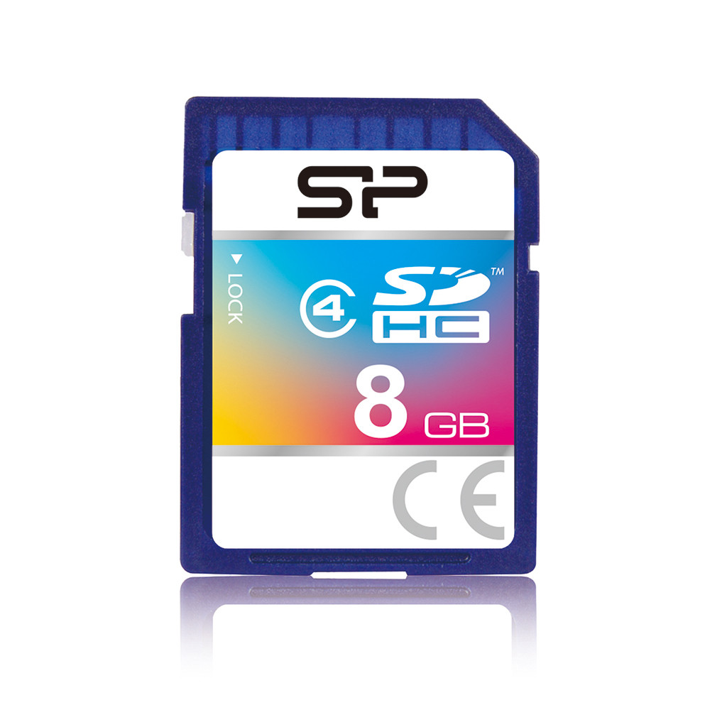 Silicon Power 8GB SDHC muistikortti                                                                           