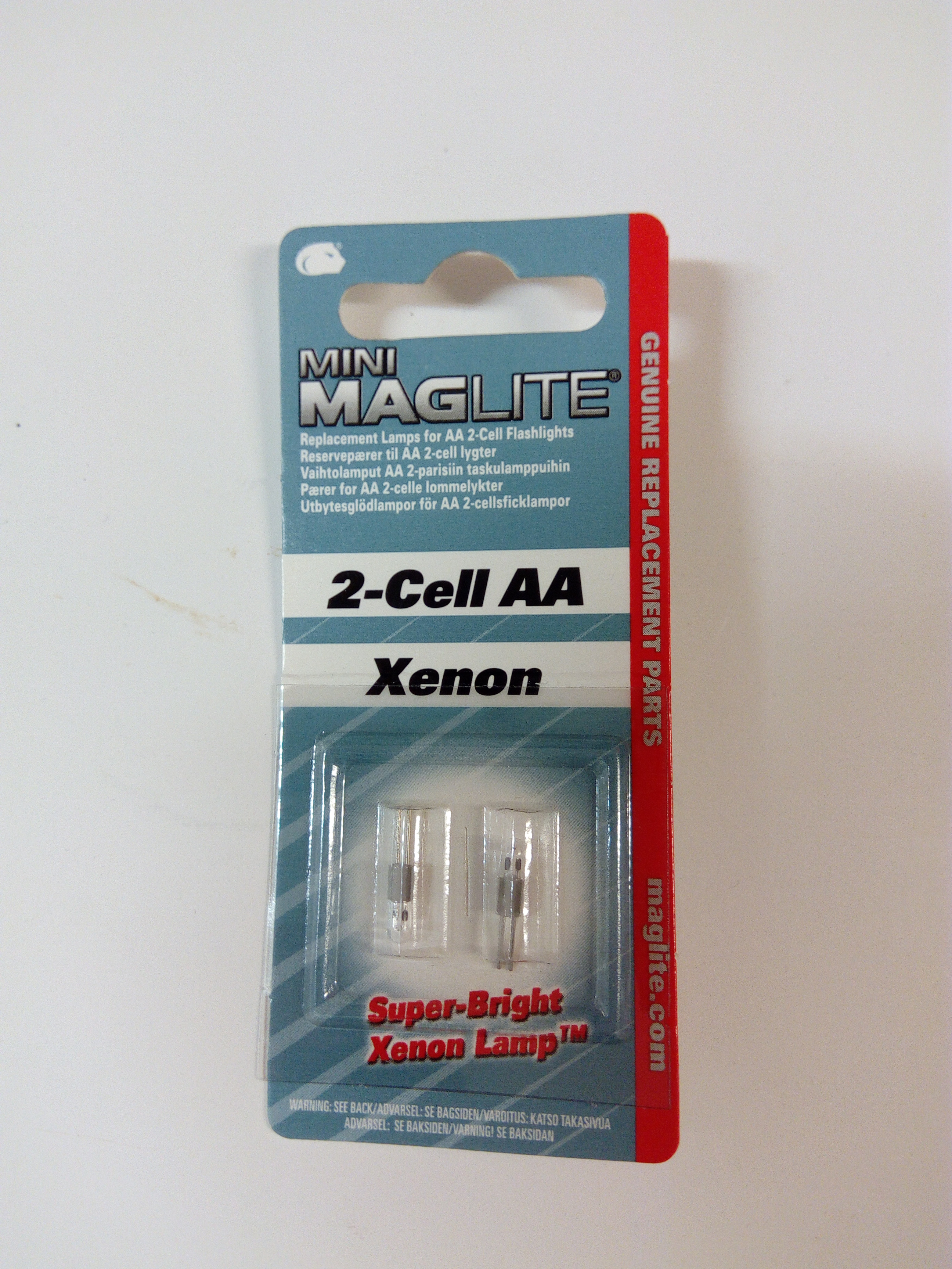 Mini MagLite polttimolevy XENON 2-cell AA                                                                     