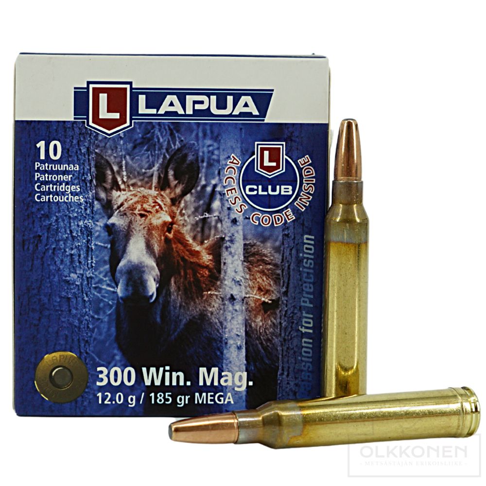 Lapua Mega .300Win Mag 12 g E415 10kpl/rs