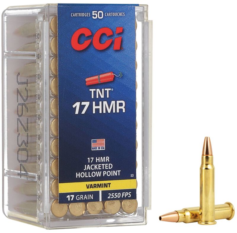 CCI .17 HMR HP TNT patruuna 17gr 50 kpl / rs