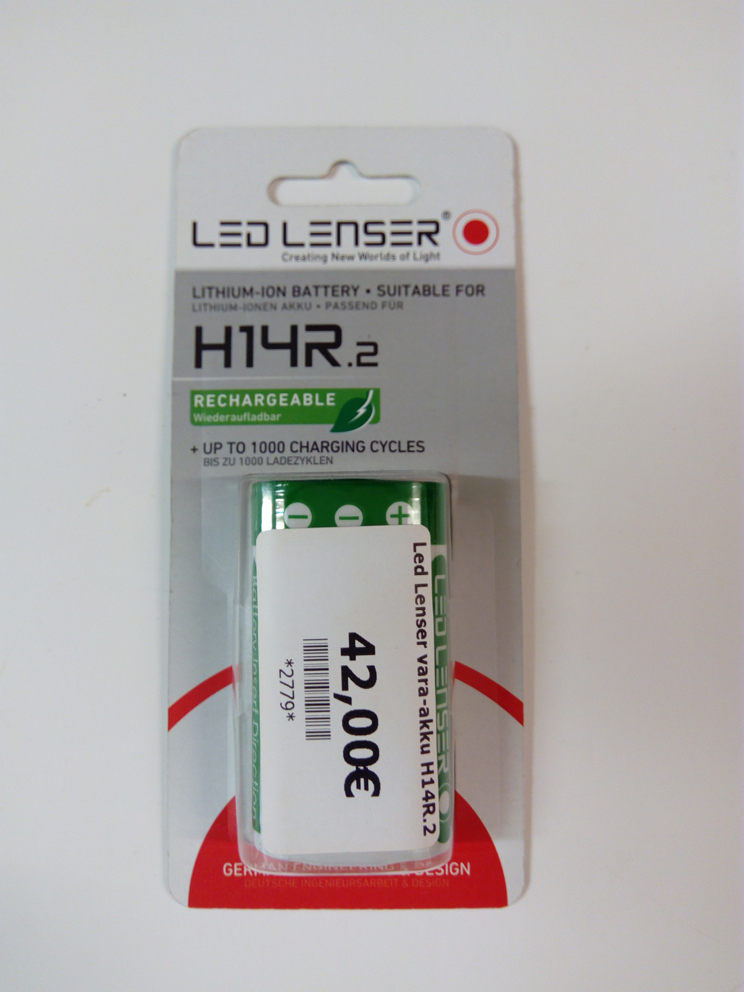 Led Lenser vara-akku H14R.2                                                                                   