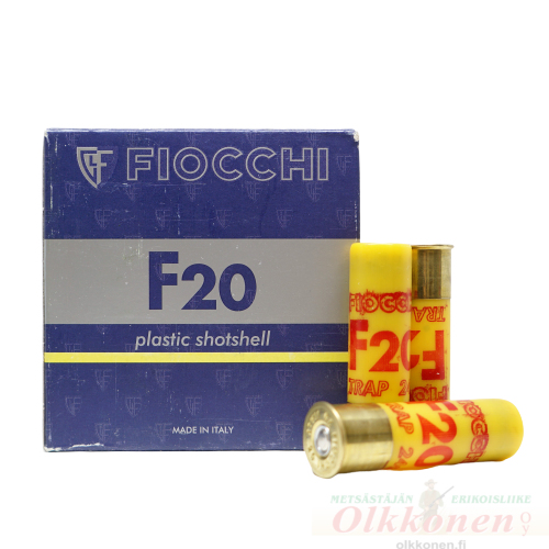 Fiocchi 20/70 Trap patruuna 2,4mm 24g 25kpl/rs                                                                