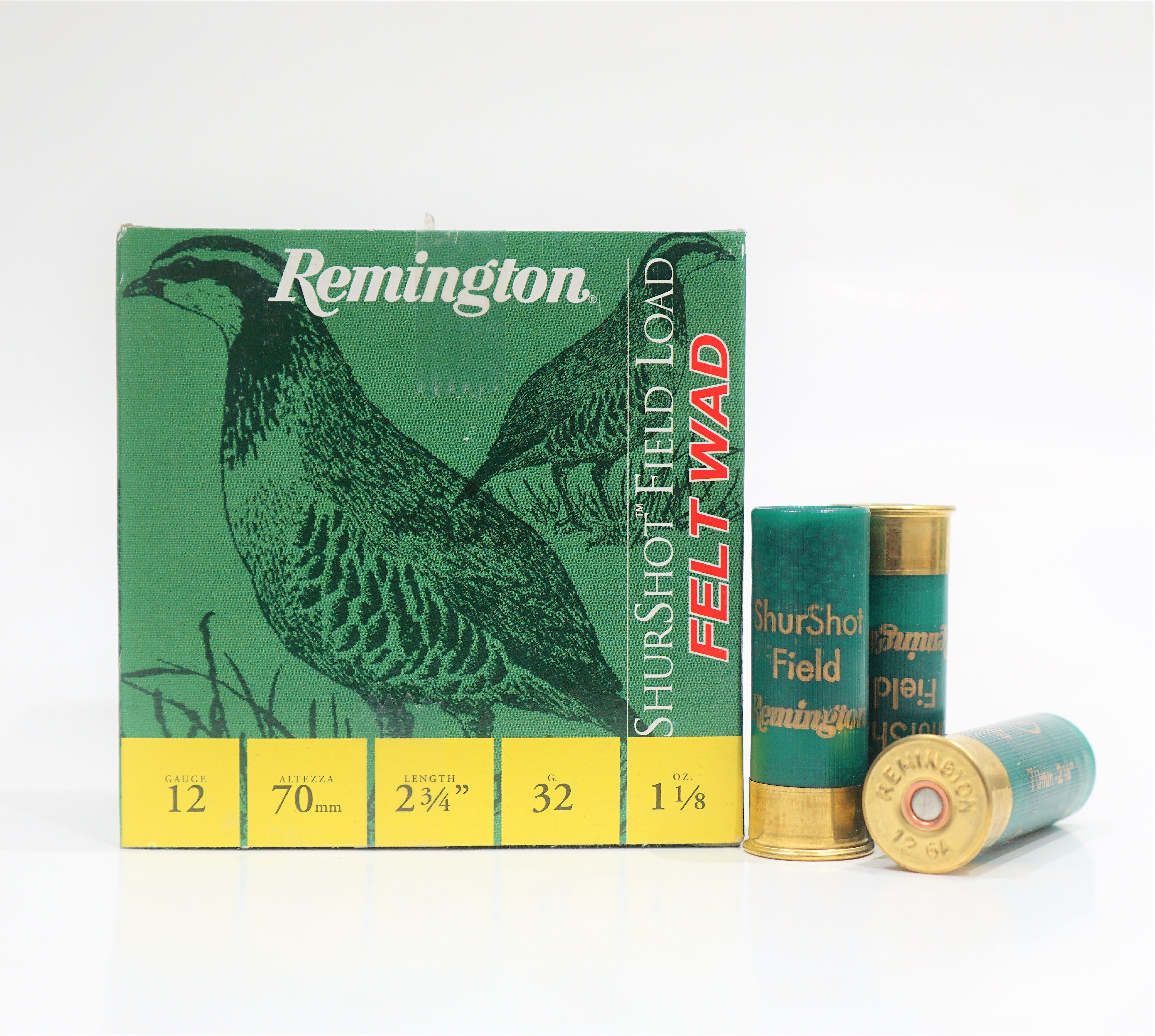Remington Shur shot 12/70 32 g nro 7  2,5mm                                                                   