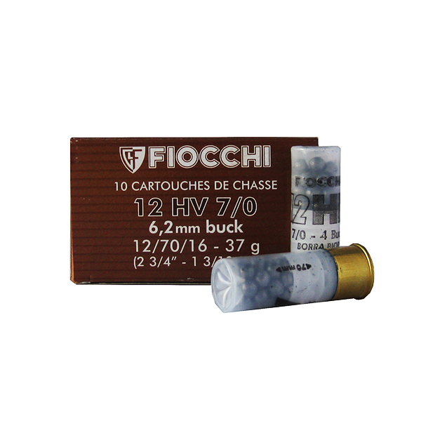 Fiocchi 12HV 12/70 buck-haulipatruuna 10kpl/rs 