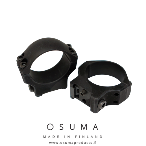 Osuma kiikarinjalka 30mm matala 17mm kiinnitysuralle    