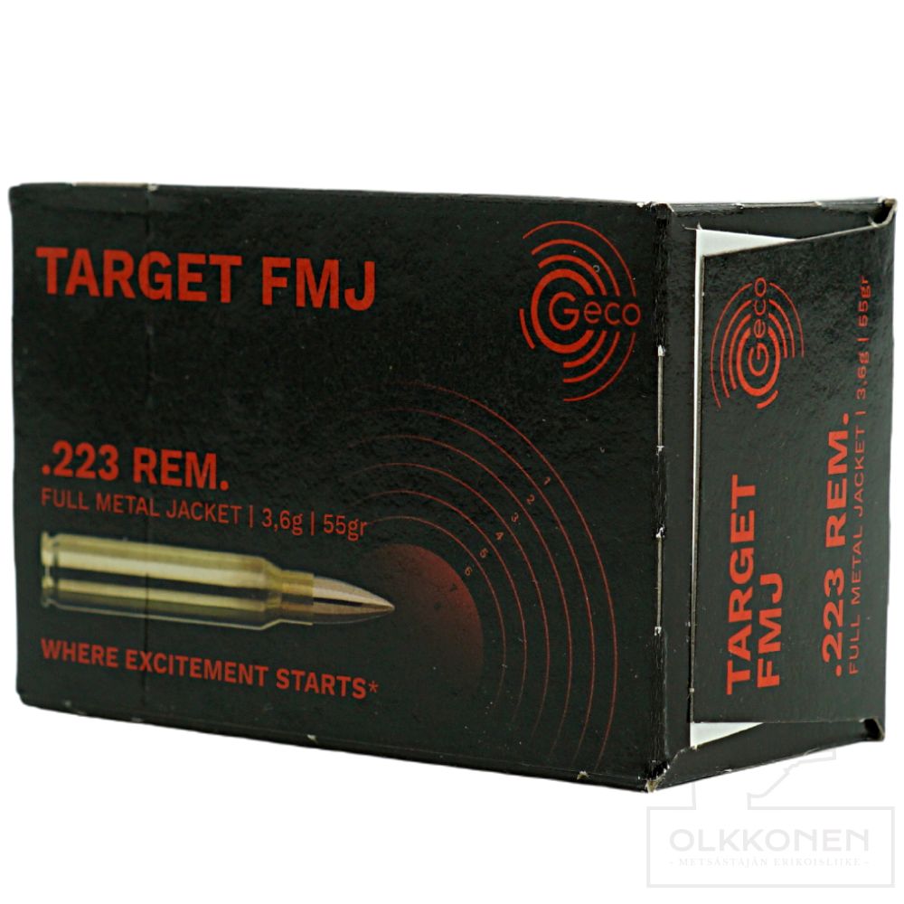 Geco .223 Rem 3,6g VM patruuna 50 kpl/rs