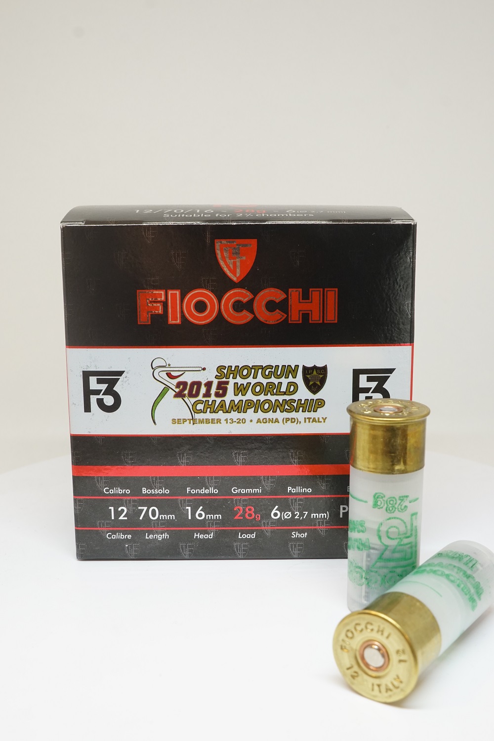 Fiocchi F3 Practical shooting 12/70 28g nro 6 25kpl/rs                                                                       