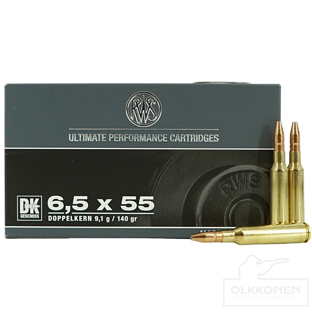 RWS 6,5x55 DK 9,1g 20kpl/rs 