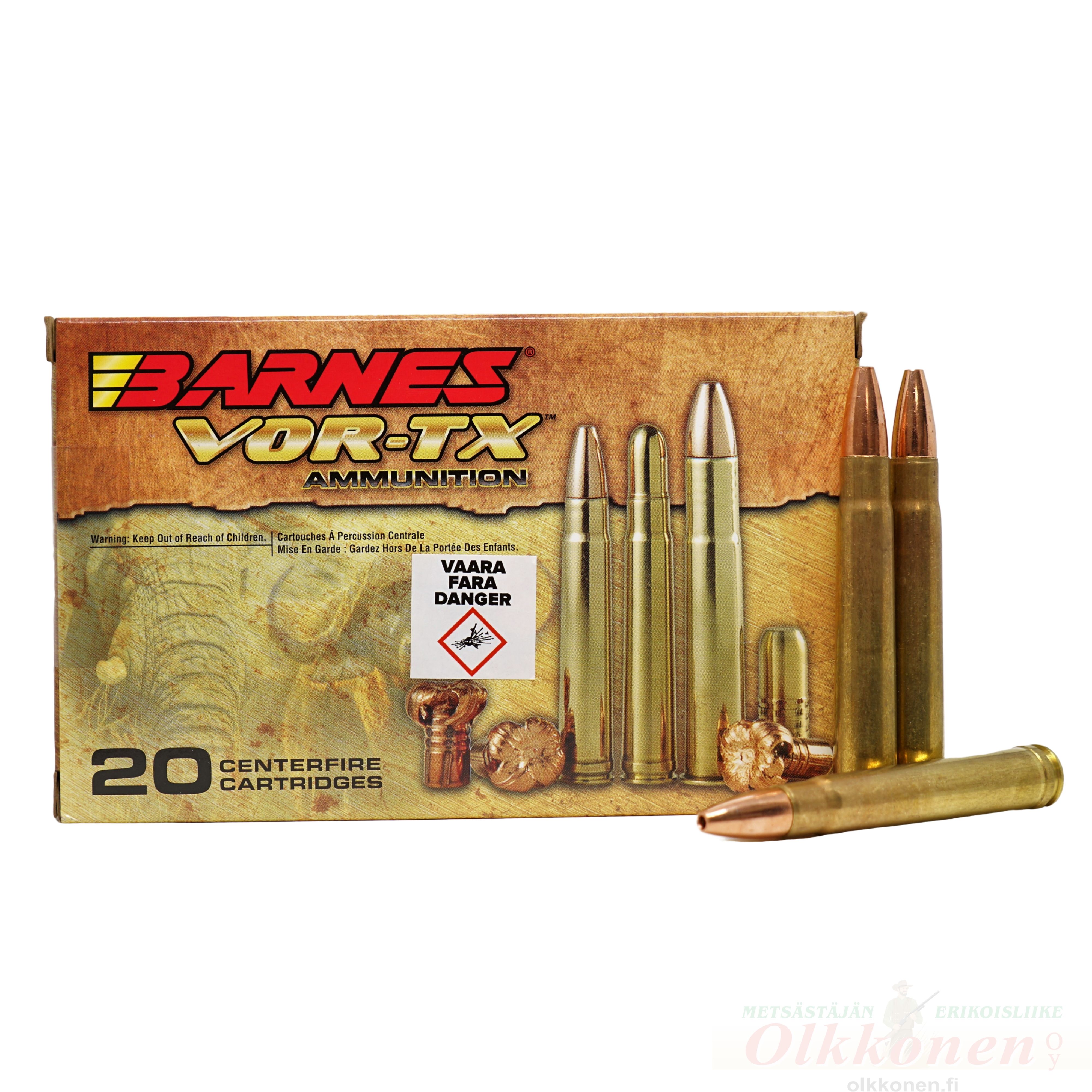 Barnes VOR-TX TSX FB .375 H&H 300gr patruuna