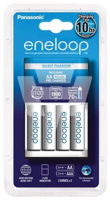 Eneloop laturi BQ-CC51E sis. 4 AA Eneloop 1900 mAh akkua 