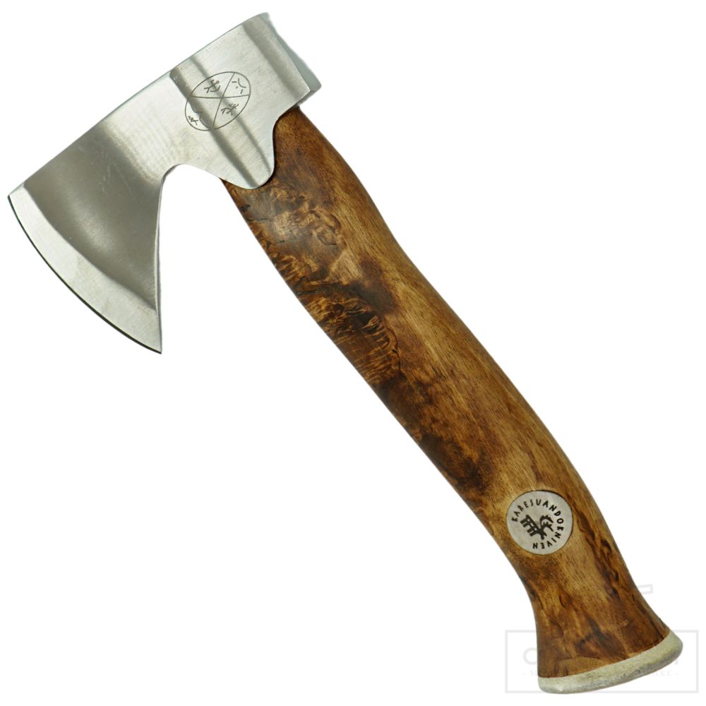 Karesuando kniven Unna Aksu kirves Ruskea