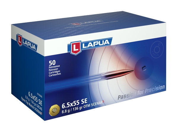 Lapua 6,5x55 SE Scenar-L 8,8g GB546 50kpl/rs