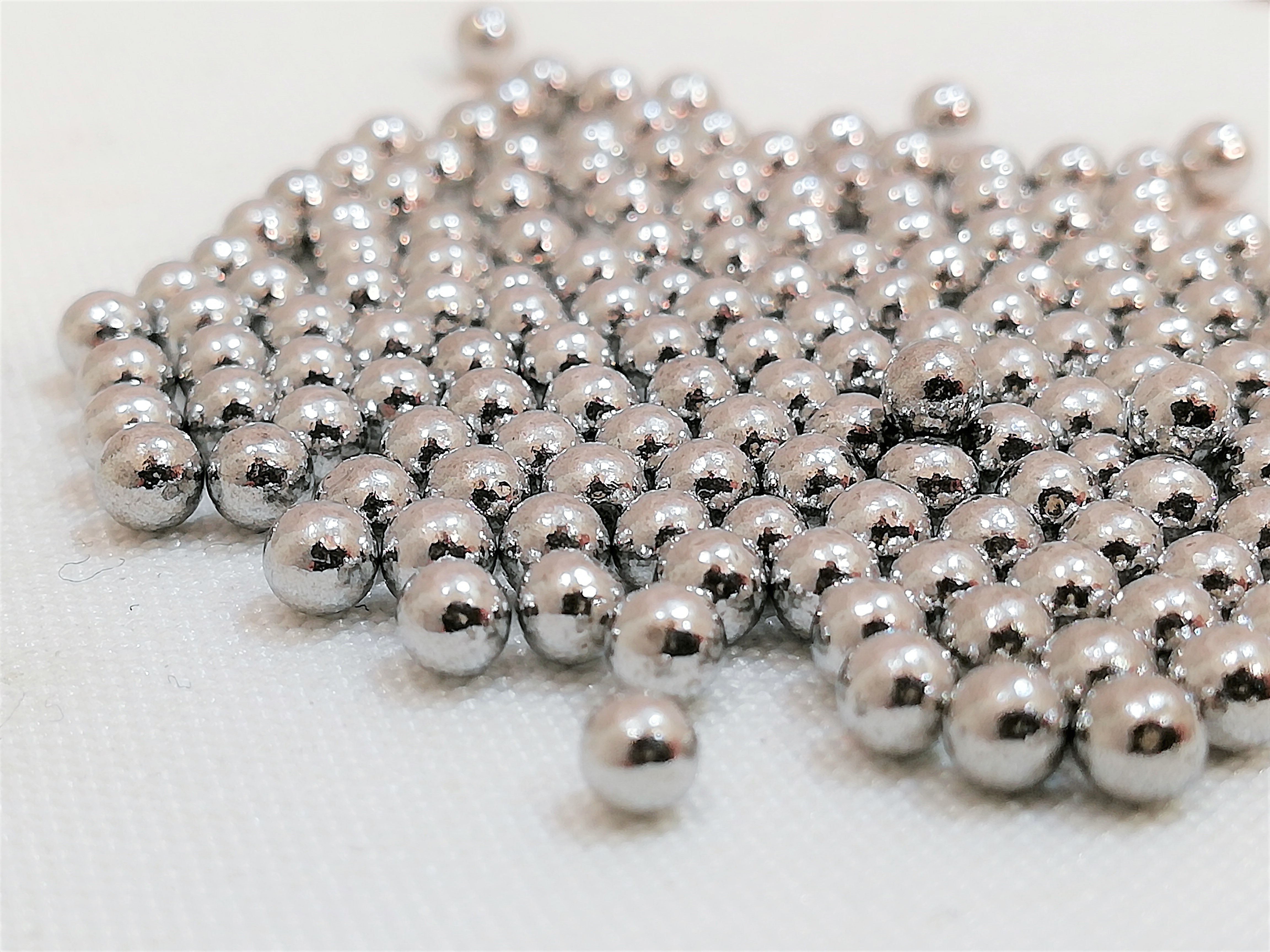 Tunet lyijyhauli niklattu nro: 1 / 4,0 mm  3 kg