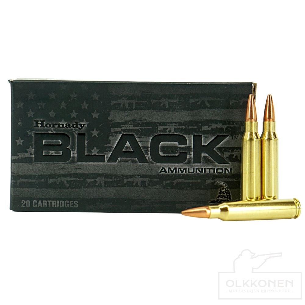 Hornady .223 Rem BTHP Match Black patruuna 75gr 20 kpl rs 