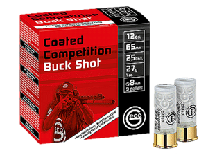 Geco Competition Buck Shot 12/65 9pcs 8mm 410m/sek 25kpl/rs