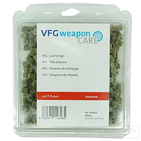 VFG-tehopuhdistustulppa 7,5mm/500 kpl/rasia