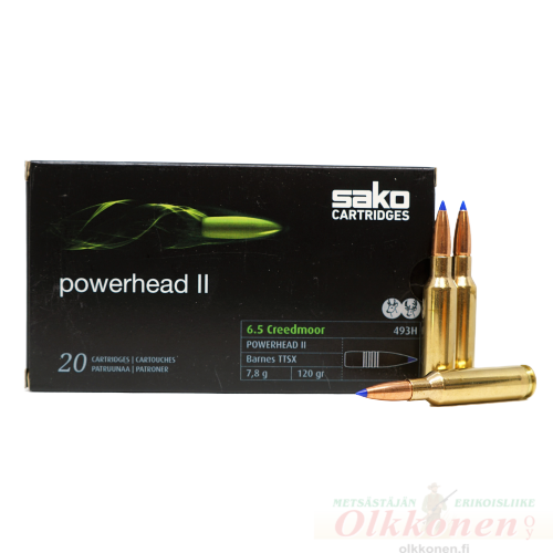 Sako 6,5 Creedmoor Powerhead Barnes II TTSX  7,8g 20kpl/rs 