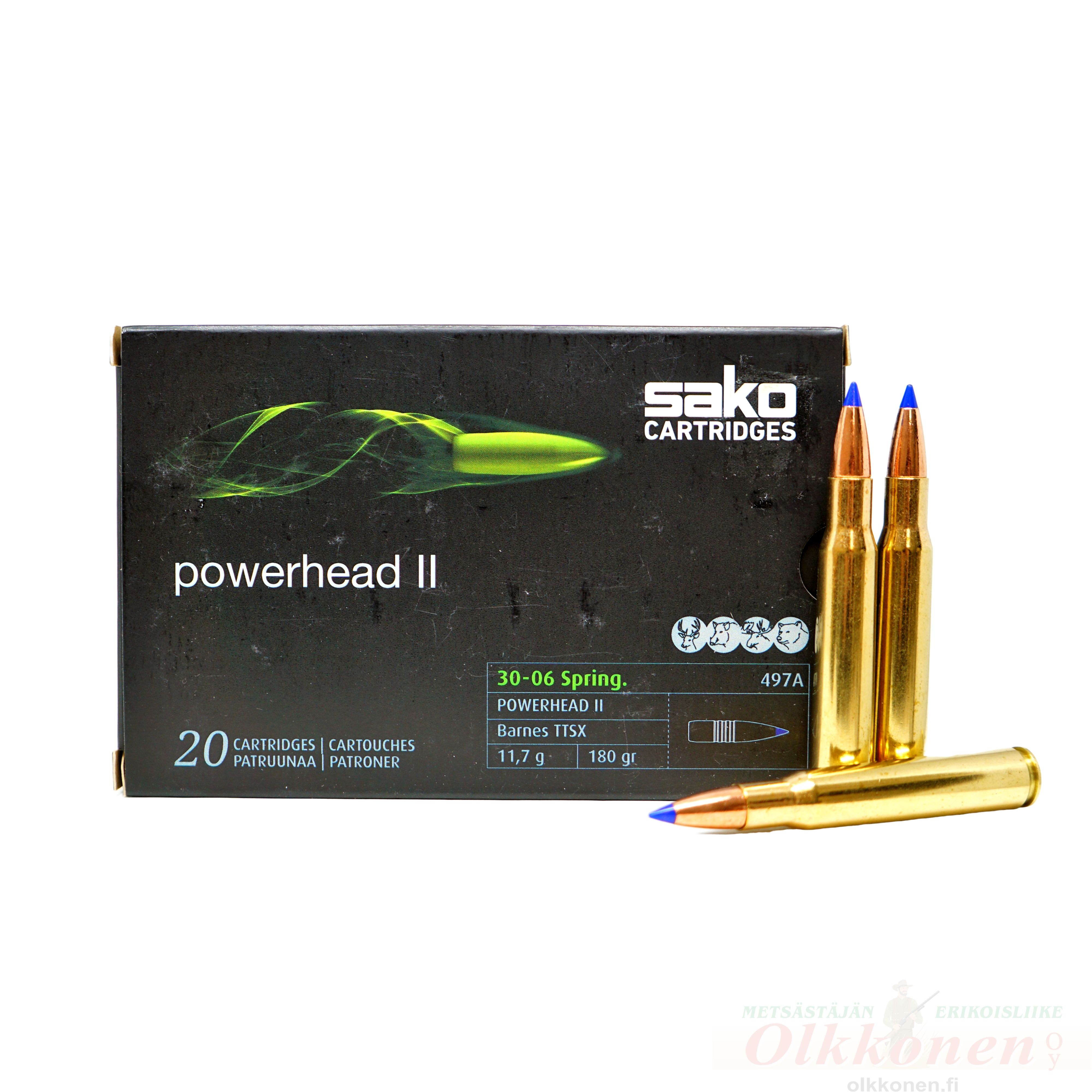 Sako 30-06 Spring Powerhead Barnes II TTSX  11,7g 20kpl/rs 