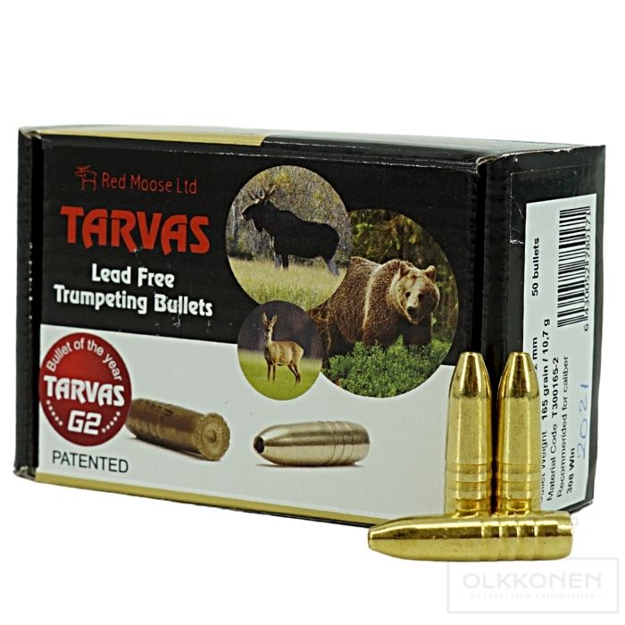 Red MooseTarvas .308 10,7g/165gr  luoti 50 kpl/rs 