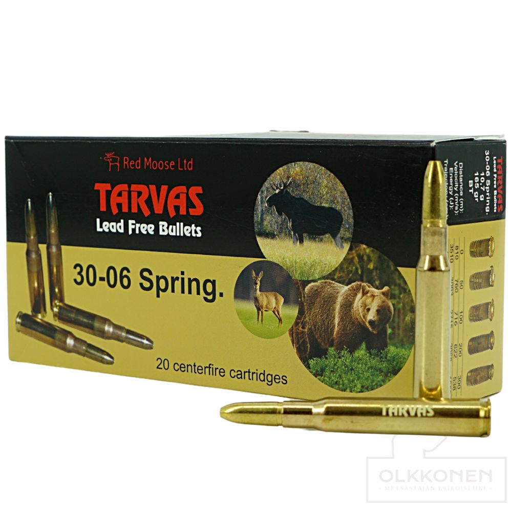 Red MooseTarvas 30-06 Spring. 10,7g 165gr BT 20 kpl/rs 