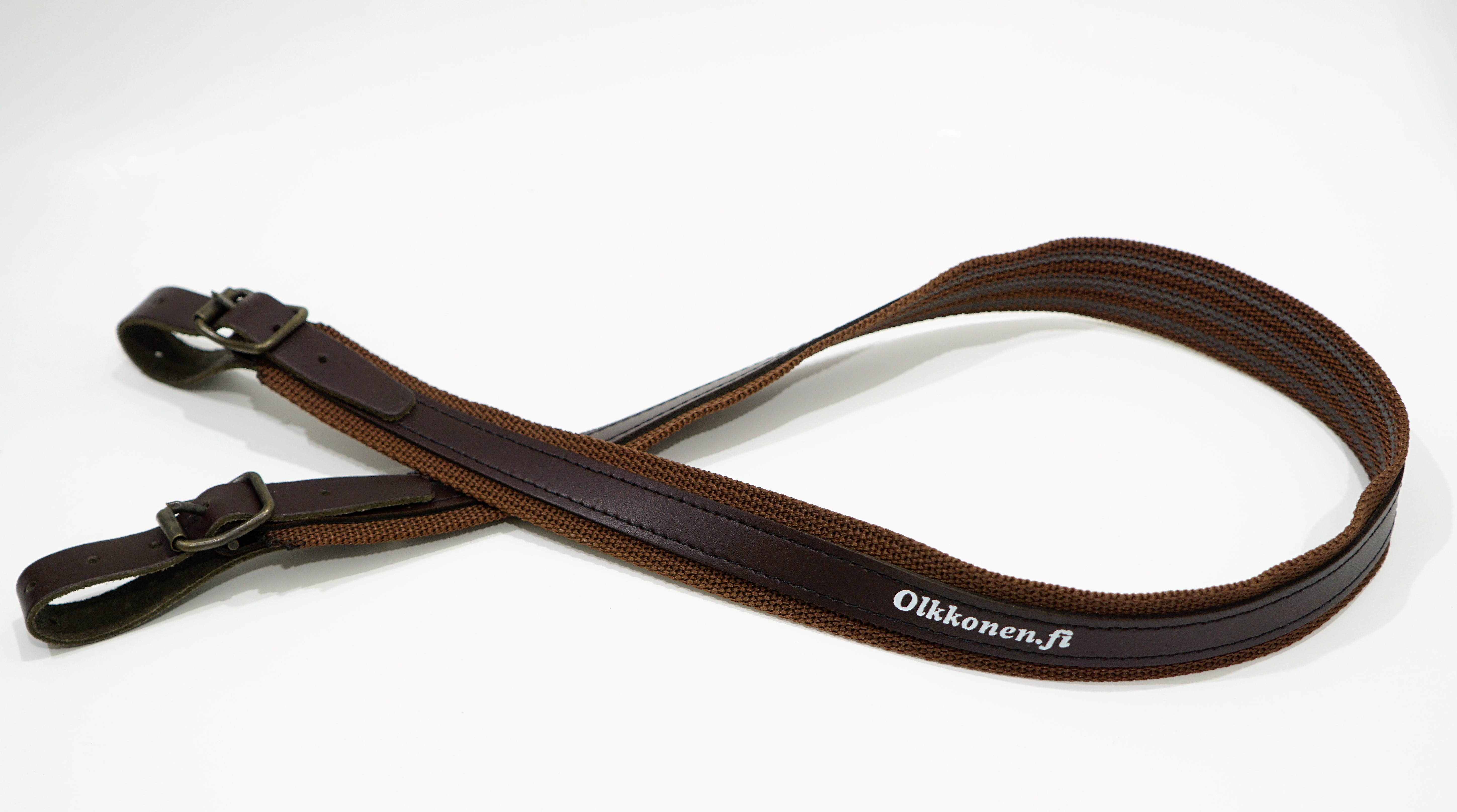 Asehihna olkkonen.fi ruskea/nahka ruskea/kumi 