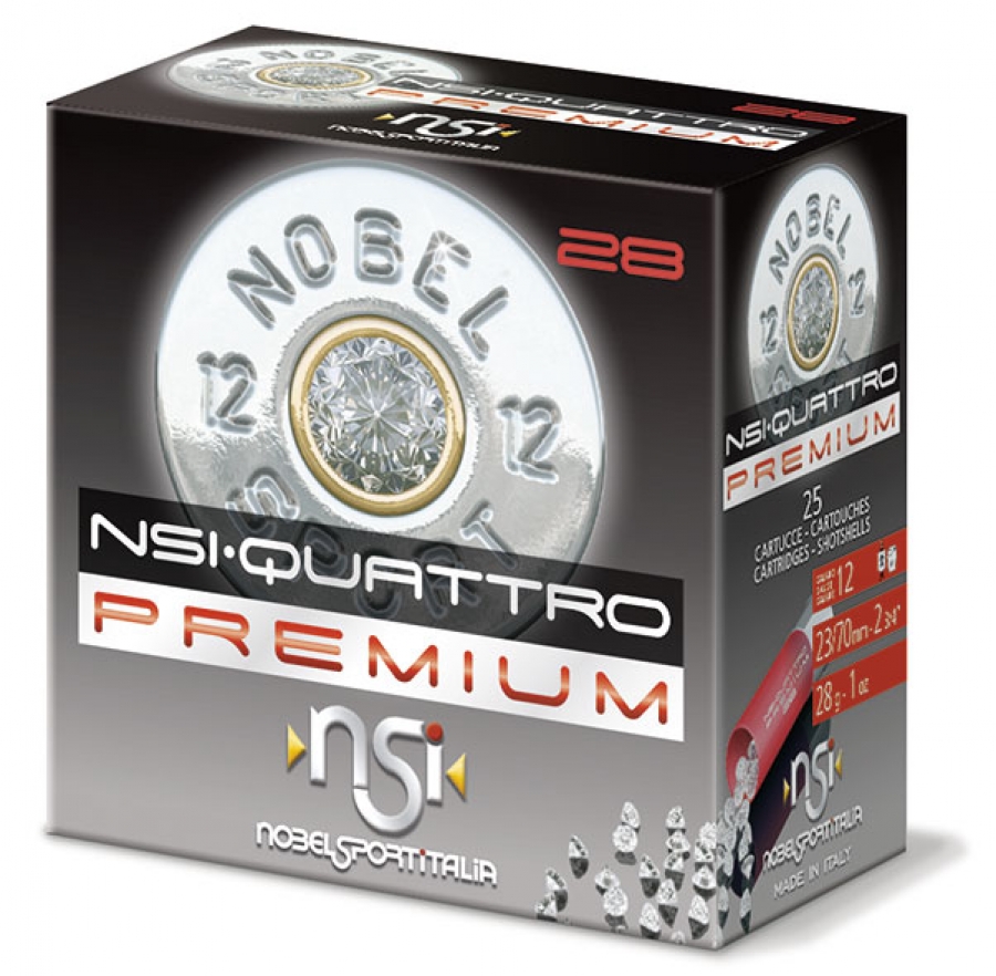 Nobel Sport Quatro 12/70 28g nro 7 1/2 2.4 mm 