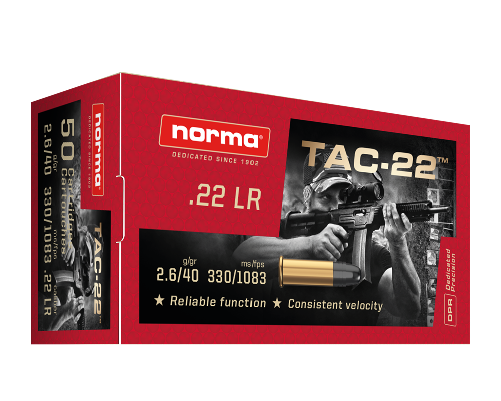 Norma USA TAC-22 .22LR LRN 2,6g 50kpl/rs