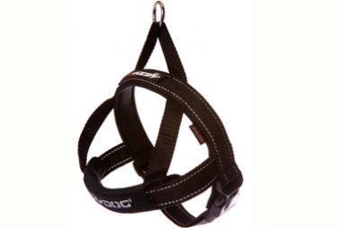 EzyDog Quick Fit-valjaat musta koko L