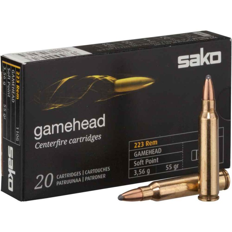 Sako Gamehead .222 Rem Mag SP  3,56g  20kpl/rs 