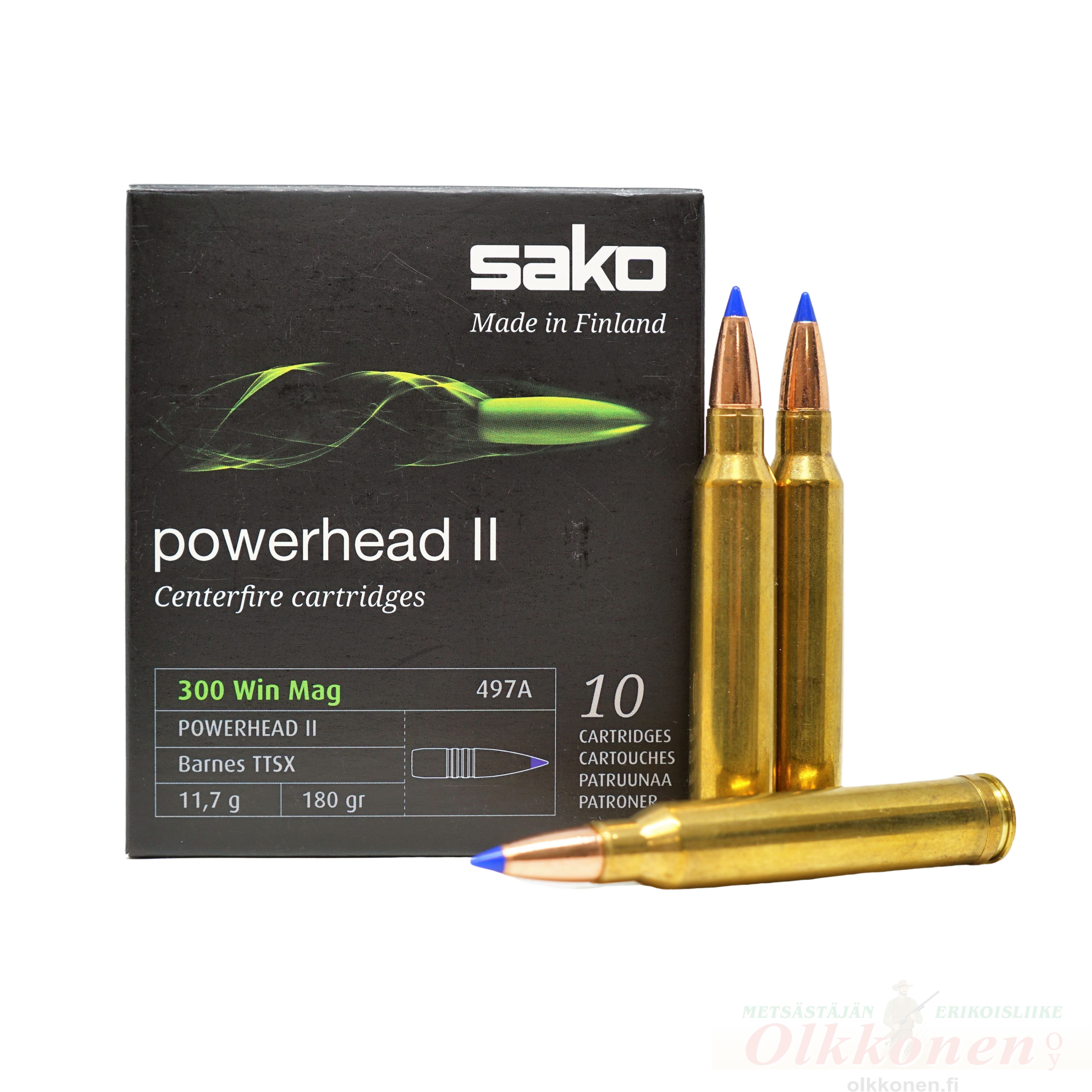 Sako 300 Win Mag Powerhead Barnes II TTSX 11,7g 10kpl/rs 