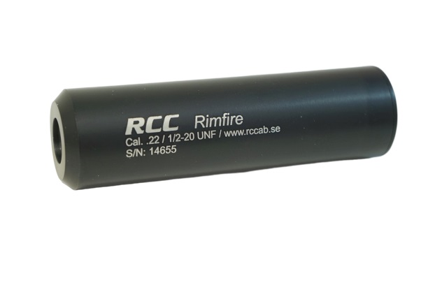 RCC rimfire vaimennin .22LR ½-20 UNF