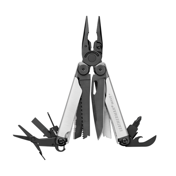 Leatherman Wave+ Black&Silver monitoimityökalu nylonkotelolla