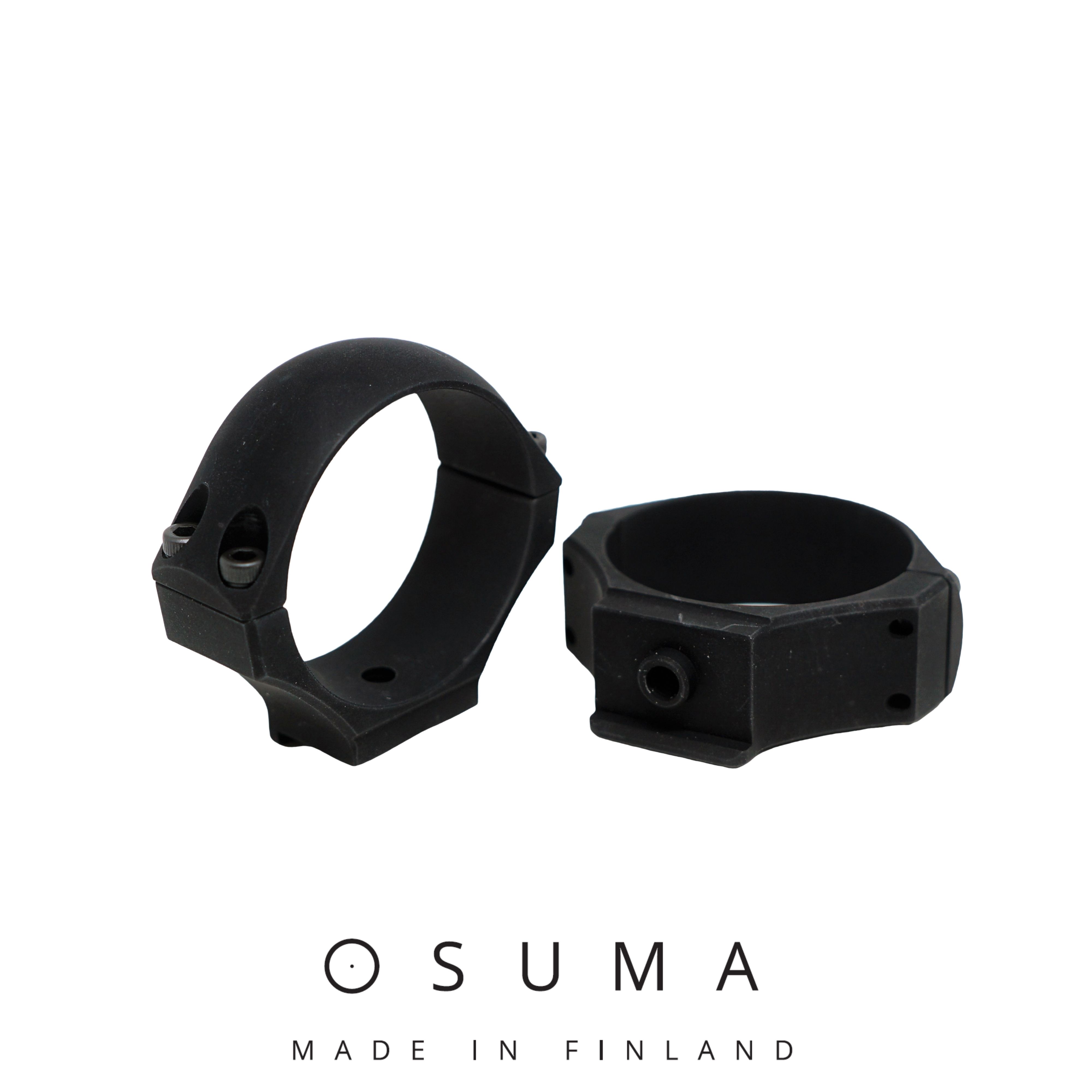 Osuma / Optilock kiikarinjalan renkaat 40 mm matala