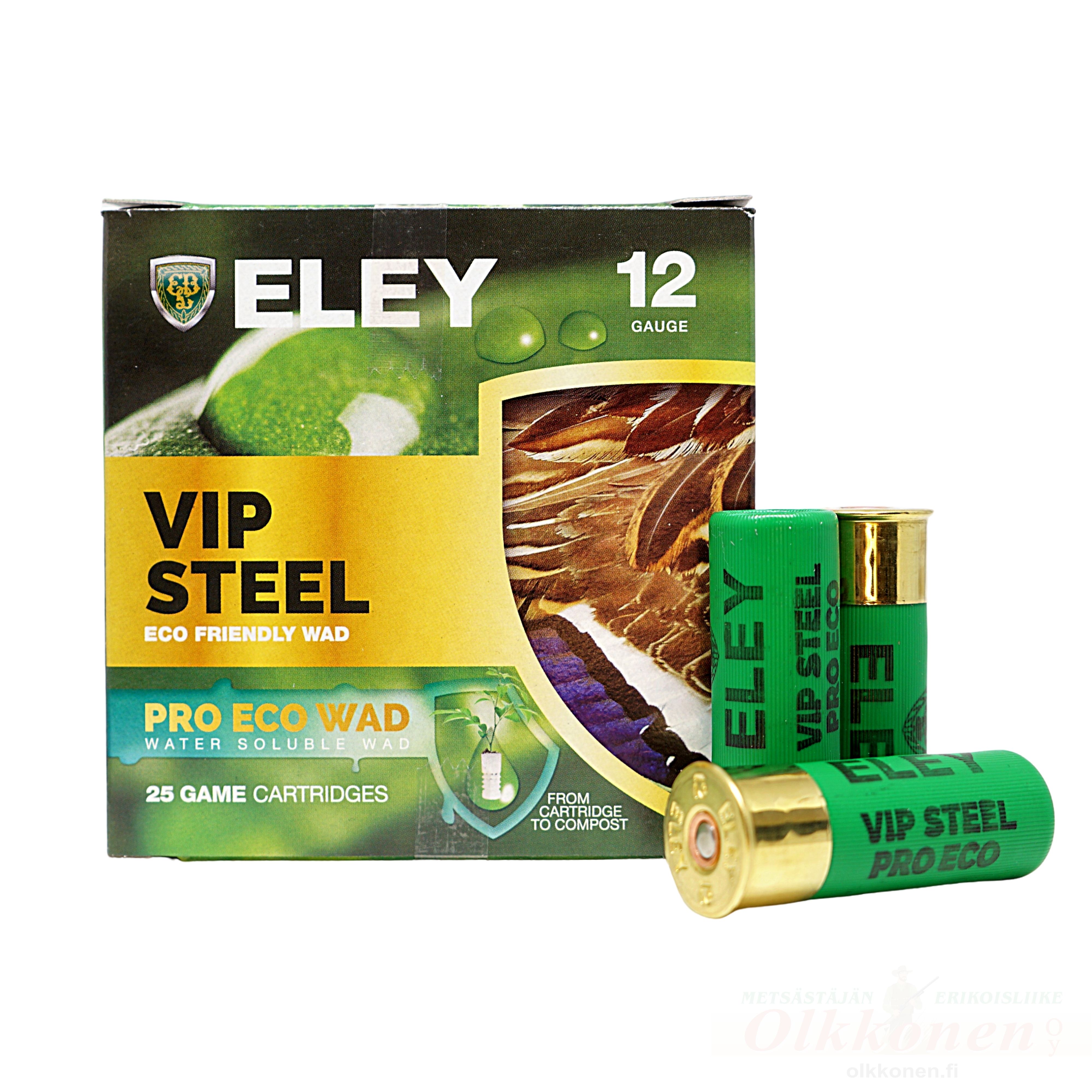 Eley VIP Steel Eco wad 12/70 haulikoko 5  2,8mm  25kpl/rs