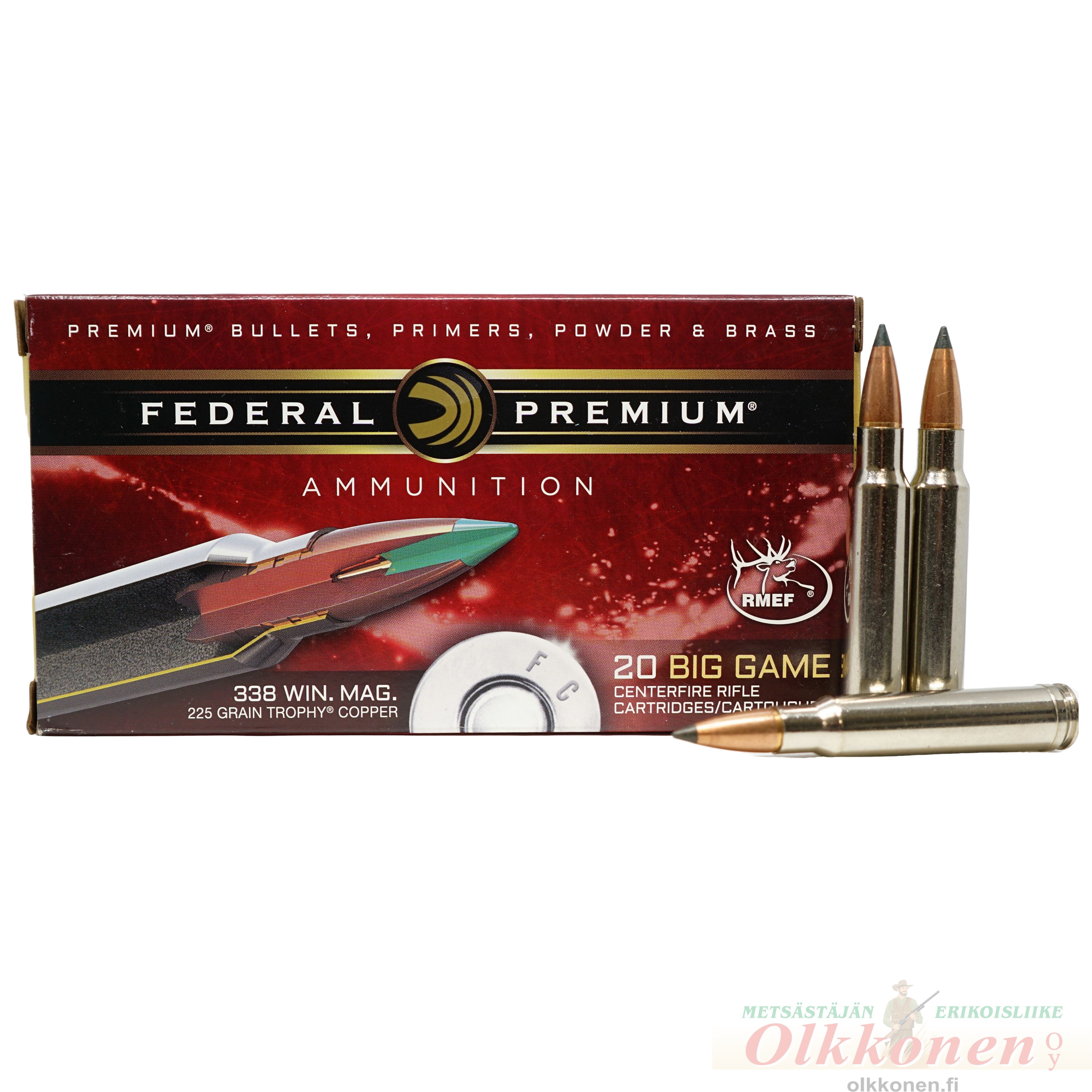 Federal 338 WM Trophy Copper 14,6g Premium P338TC1
