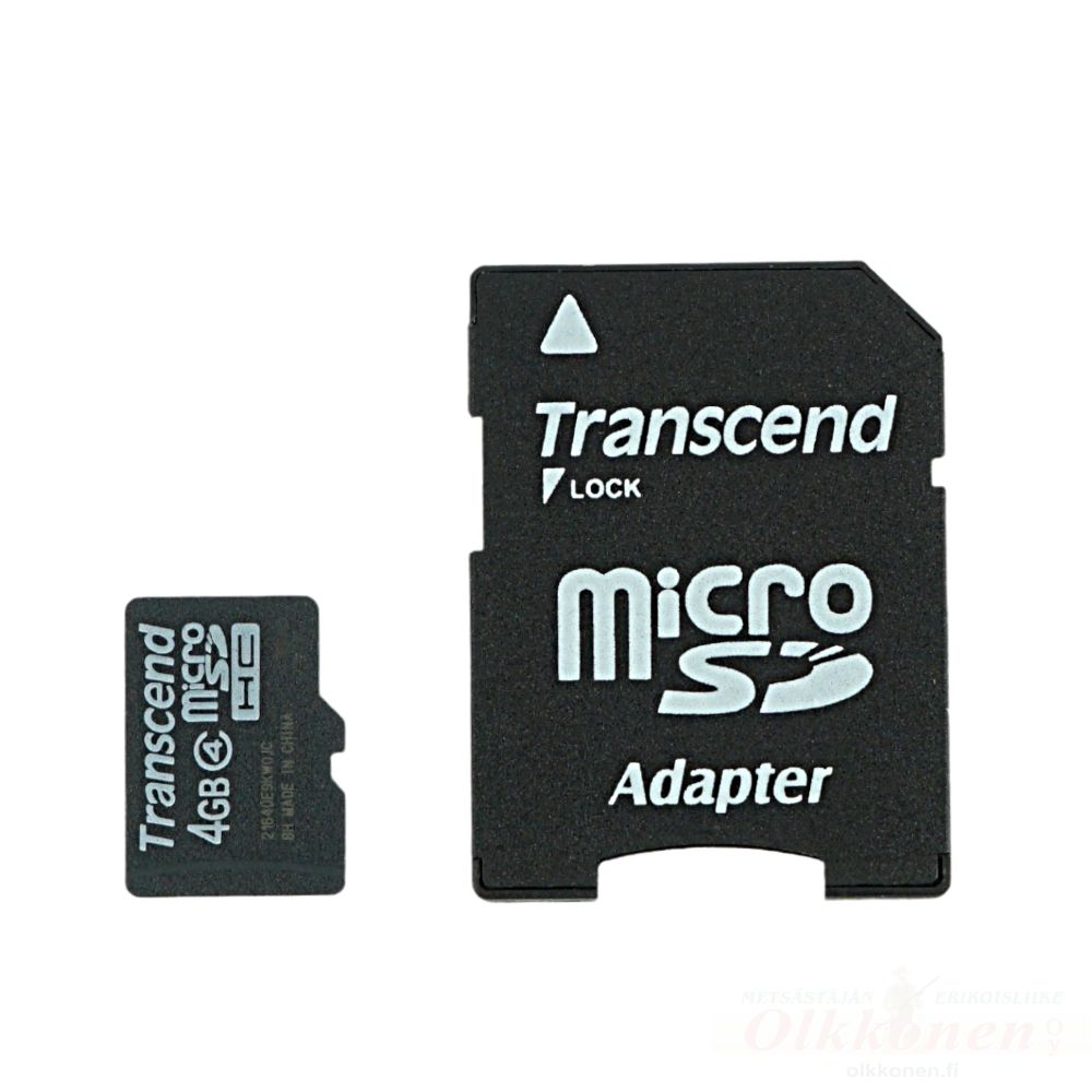Transcend 4 GB  SD muistikortti 
