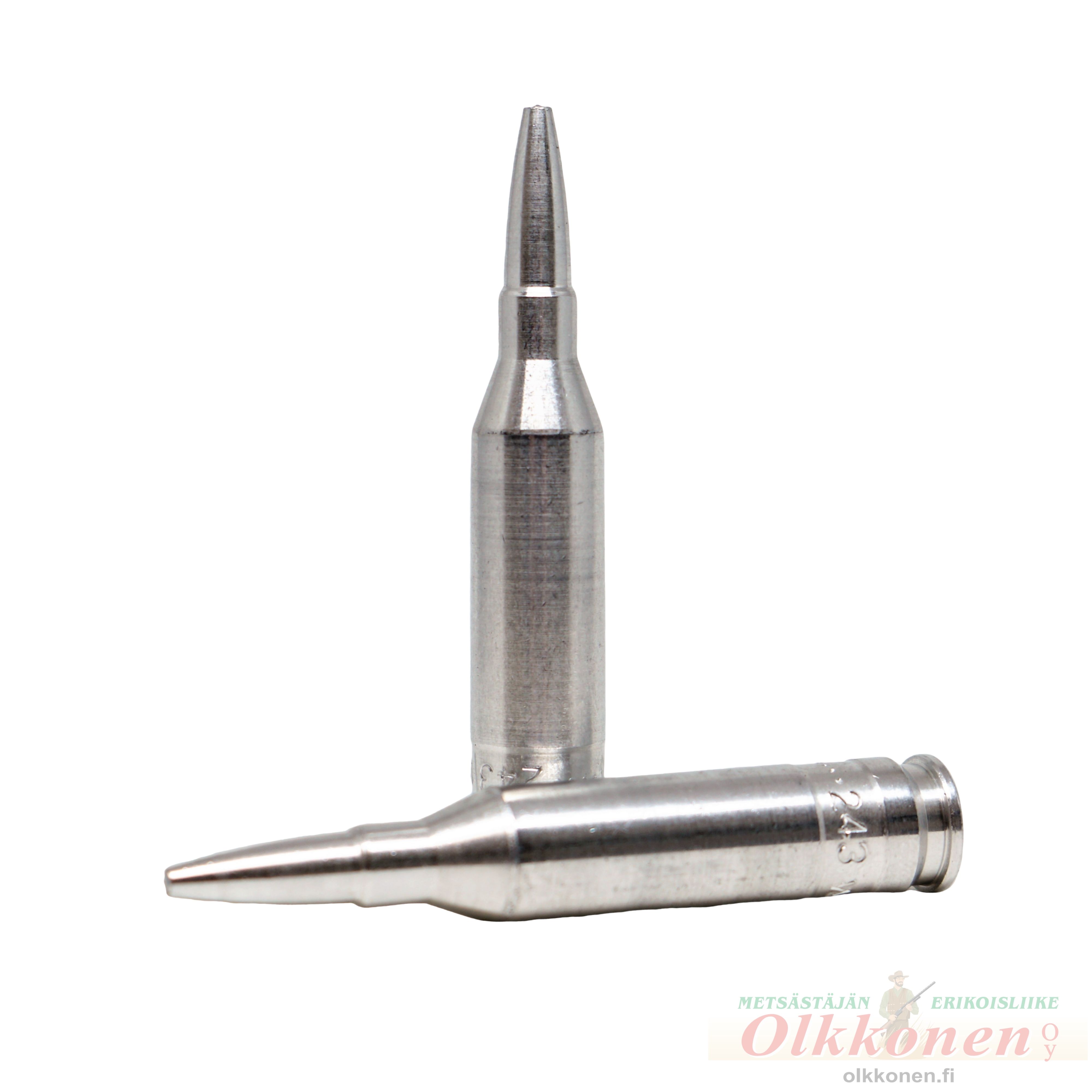 M.R. klikkipatruuna .243 Rem 2 kpl alumiini 