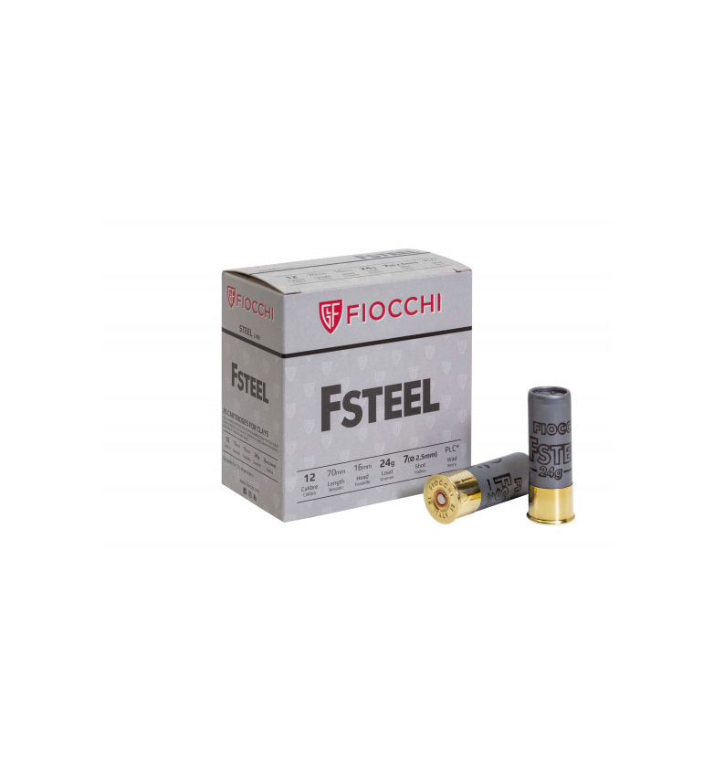 Fiocchi F Steel 12/70 24g haulikoko  7,5 25kpl/pak