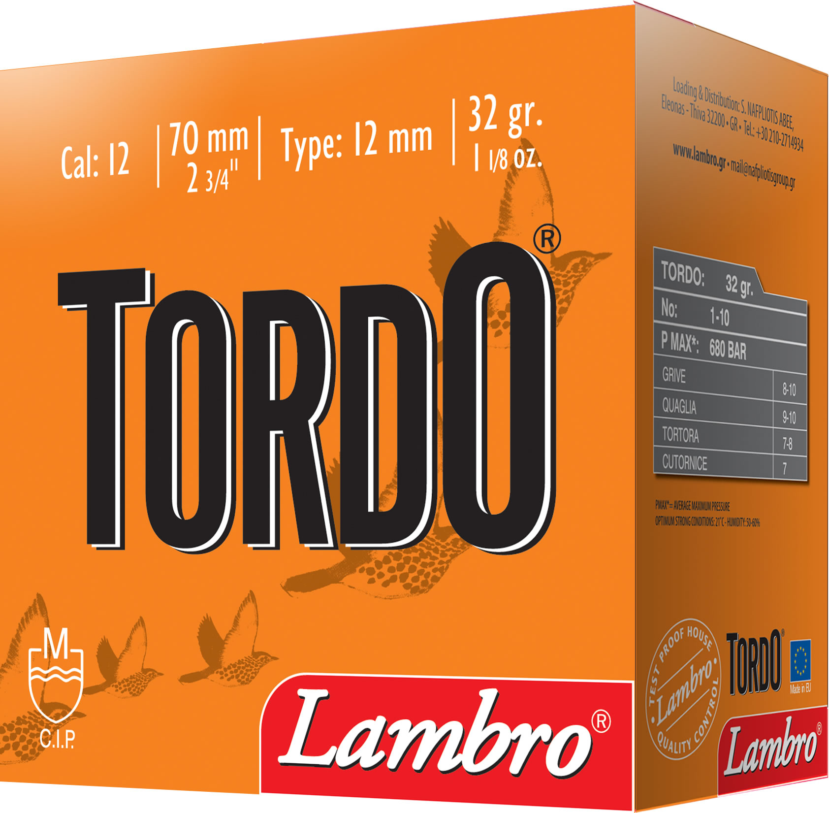 Lambro Tordo 12/70 32g 