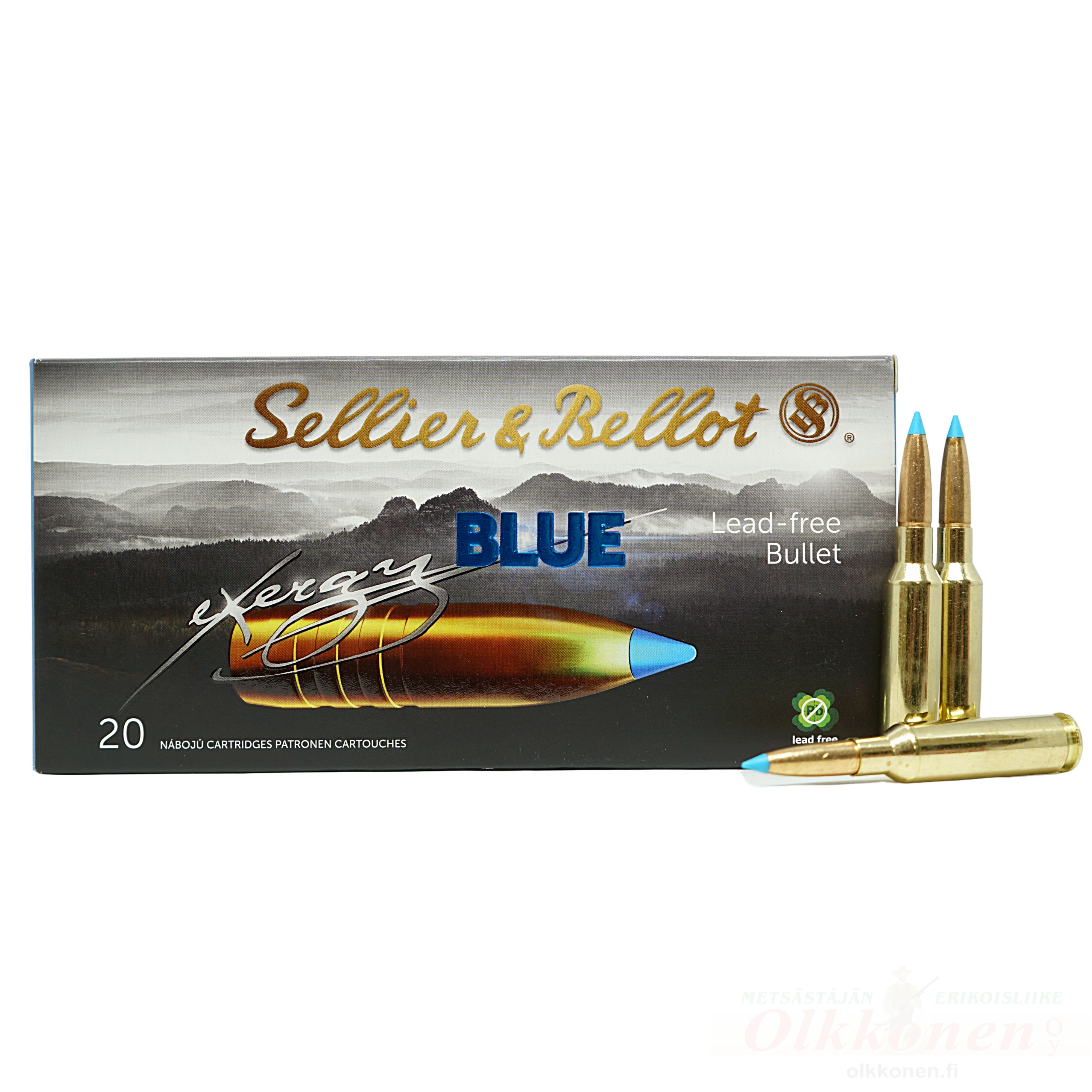 Sellier & Bellot 6,5 Creedmoor eXergy Blue TXRG 7,8g 20kpl/rs