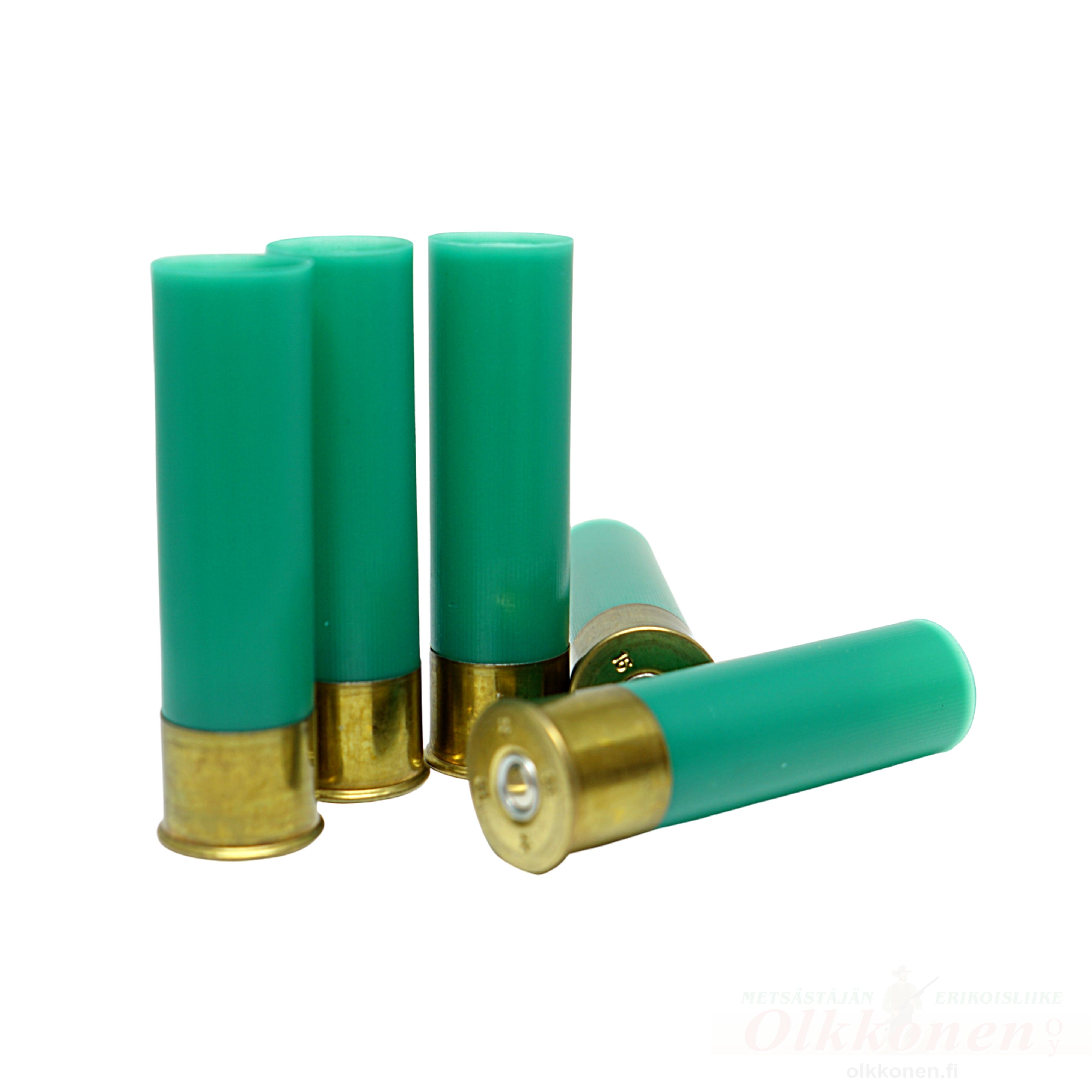 Fiocchi T3 16/70 muovihylsy, vihreä, nallitettu.100kpl/pussi