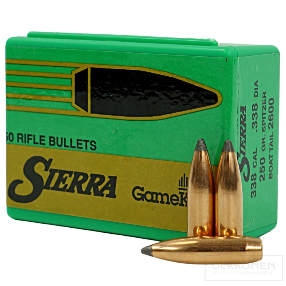 Sierra .338 250gr SBT luoti 50kpl