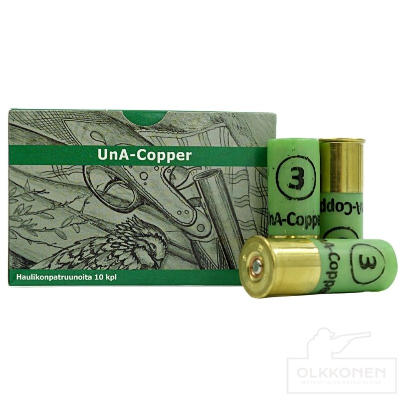 UnA-Copper patruuna 12/70 32g  haulikoko 3,50mm 10kpl/rs