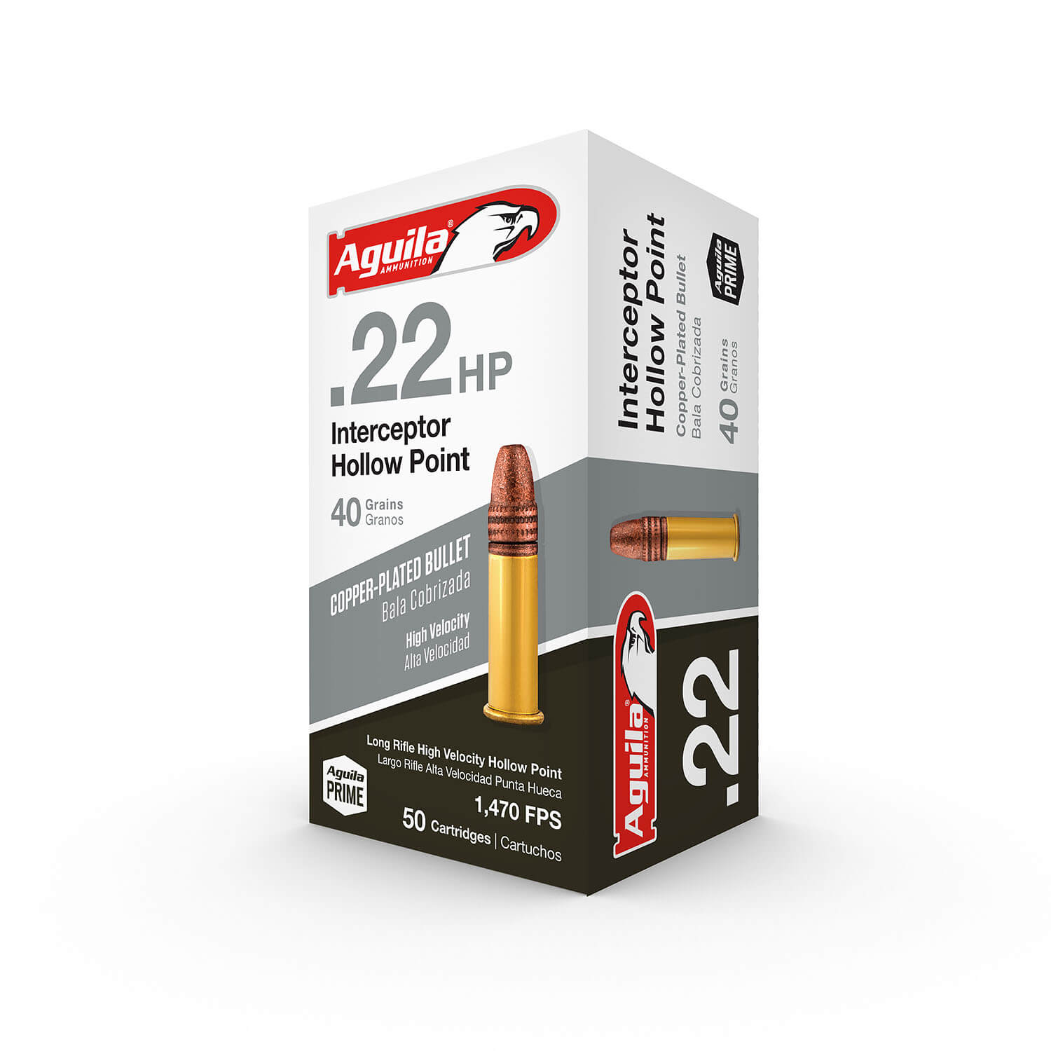 Aguila .22 LR Interceptor Hollow Point 40 gr,448 m/s