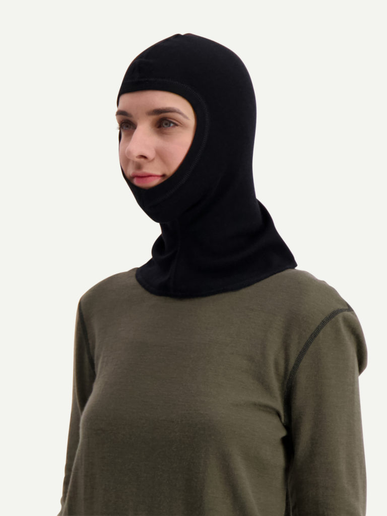 Finnsvala Merino Extra Warm kypärähuppu L musta