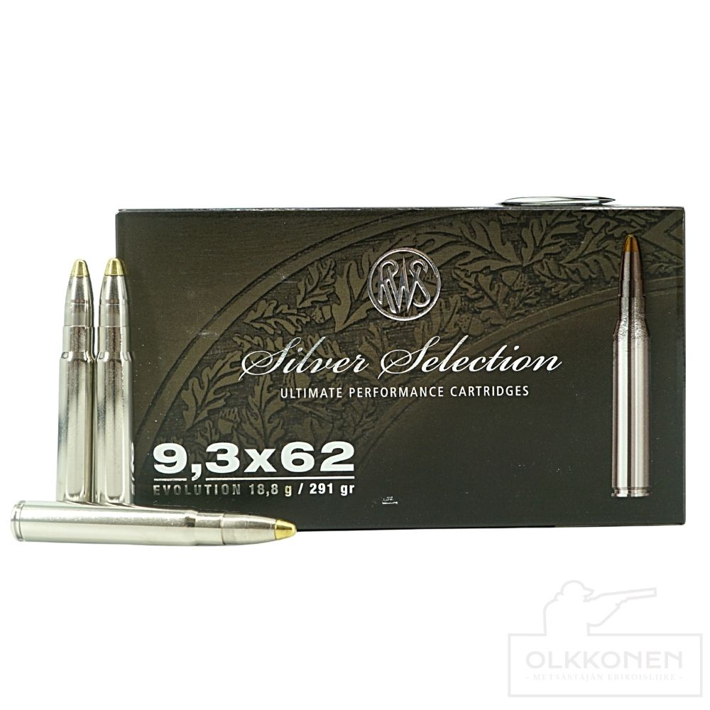 RWS 9,3x62 Silver Selection 18,8 g 20 kpl/rs