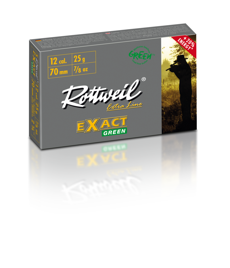 Rottweil Exact 12/70 Green Slug 25 g 5 kpl/rs